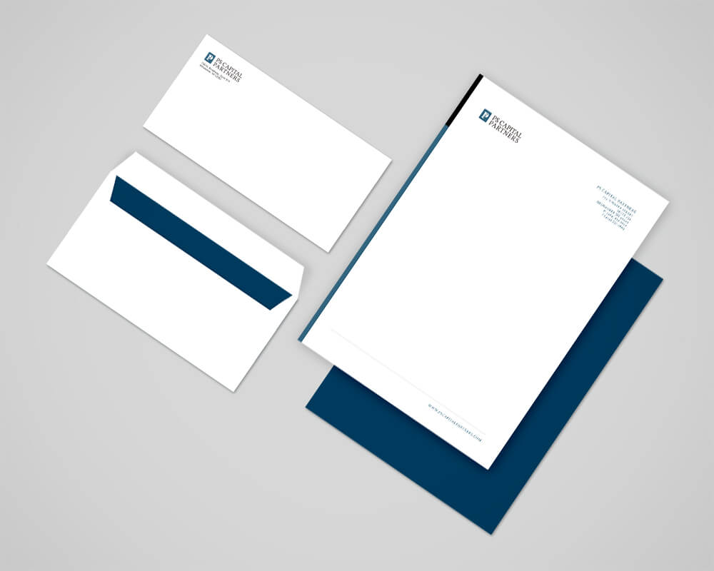 Tuna Traffic PS CAPITAL Branding Stationery Mockup