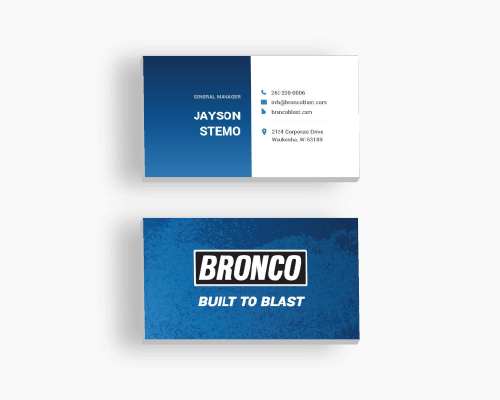 Bronco-Business Cards